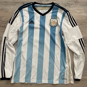 Argentina 2014 World Cup Jersey Size Large